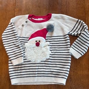 Boys Mud pie 4T/5T Santa - Christmas sweater